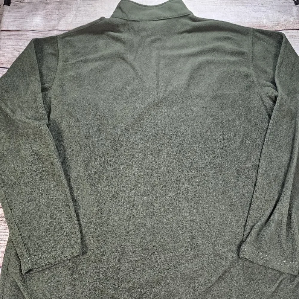 HABIT Men’s Pullover Hunting Camping Fishing Camo ¼ Zip Fleece Size Large